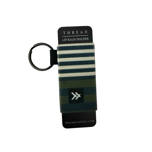 Thread Wallets Lip Balm Holder - Blue and Green - Picture 1 of 2